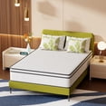 thumbnail image 3 of FDW Full Mattress,12 Inch Hybrid Memory Foam Mattress, Medium Firm for Cool Sleep Pressure Relief, CertiPUR-US Certified/Bed-in-a-Box/Pressure Relieving, 3 of 6