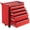 red 24in, variant on 5-Drawer Rolling Tool Cabinet with Lock Sliding Drawers and Side Handle Mobile Tool Chest for Garage Workshop Warehouse Black