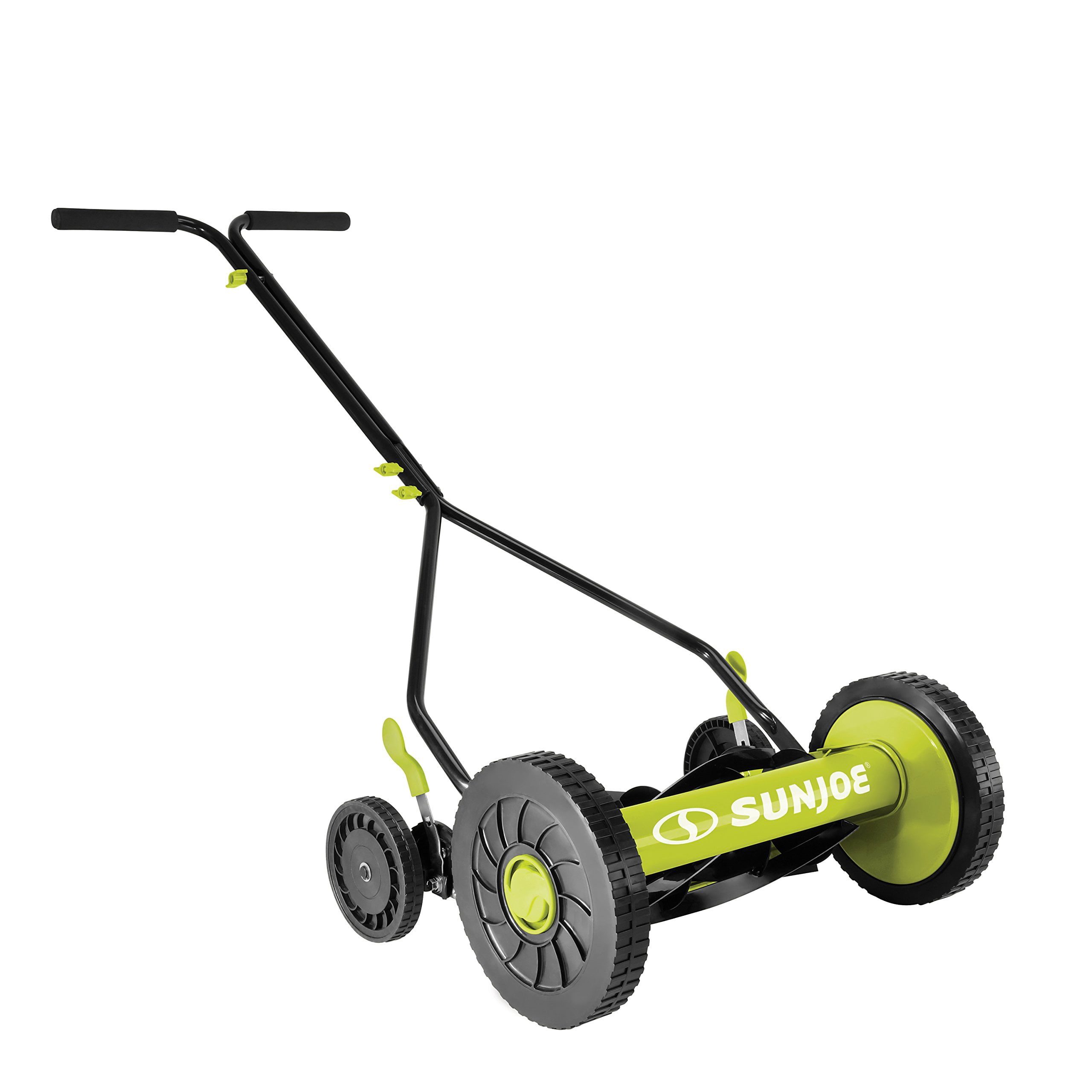 Restored Restored Sun Joe MJ503M 14-Inch Quad Wheel 9-Position Manual Reel Mower (Refurbished)