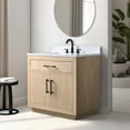 thumbnail image 2 of Vanity Art 36" Single Bathroom Vanity with Sink, Freestanding Bath Storage Cabinet with Engineered Marble Top, 2 of 4