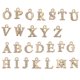 thumbnail image 2 of 26Pcs Rhinestone Letter Charms Alloy Letter Charms Mini Alphabet Pendants, 2 of 3