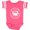 Football Pink and White, variant on Inktastic The Great Smoky Mountains Are Calling Boys or Girls Baby Bodysuit
