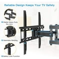 Full Motion Articulating Swivel TV Wall Mount Bracket TV Stand for 26