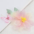 thumbnail image 5 of Clip para el cabello de flores decorativo 1 Pc 4.92"x3.94" color blanco rosado, 5 of 5