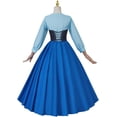 thumbnail image 4 of Enchanting Mermaid Princess Gown - Shimmering Blue Ball Dress with Hairbow, 4 of 6