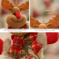 thumbnail image 5 of Adornos navideños de regalo 2024 Papá Noel, muñeco de nieve, reno, oso, árbol de Navidad, muñeco colgante, Año Nuevo 2025, decoración del hogar, 5 of 5