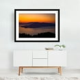 thumbnail image 2 of Washington Twilight Over Samish Bay - Bellingham Washington Photography Sunset Landscape Nature Scenic Silhouette Ocean Coast Black Framed Wall Art Print 16 x 24 inches, 2 of 4