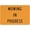 Warning Sign 4, variant on Mowing In Progress Outdoor Safe Sign - 8"x12", UV Protected, Weatherproof - Park, School Yard, Residential Lawn, Business Grounds Alert