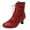 Red, variant on XDDST Womens Wedge Sandals Women's Fashionable Boots Women's Classic Low Heel Ankle Boots