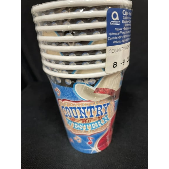 Various 9oz Paper Cups (Set of 8)