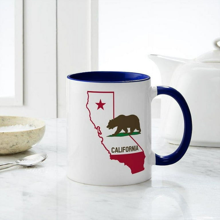 CafePress - CALI STATE W BEAR Mugs - 11 oz Ceramic Mug - Novelty Coffee Tea  Cup - Walmart.com