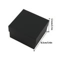 thumbnail image 2 of Empty Watch Box, Watch Gift Box, Black Gift Boxes for Watches with Pillow Cushion, Jewelry Gift Boxes for Bracelets, 3.4"x3.1"x2.1", Black, 2 of 6