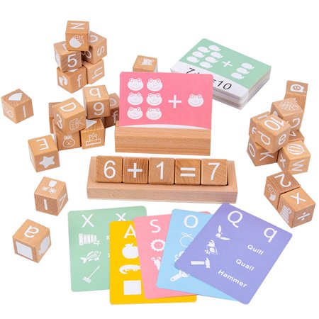 Children Digital Building Blocks Word Toys Children Montessori Toys Mathematics Kids Early Educational Toys