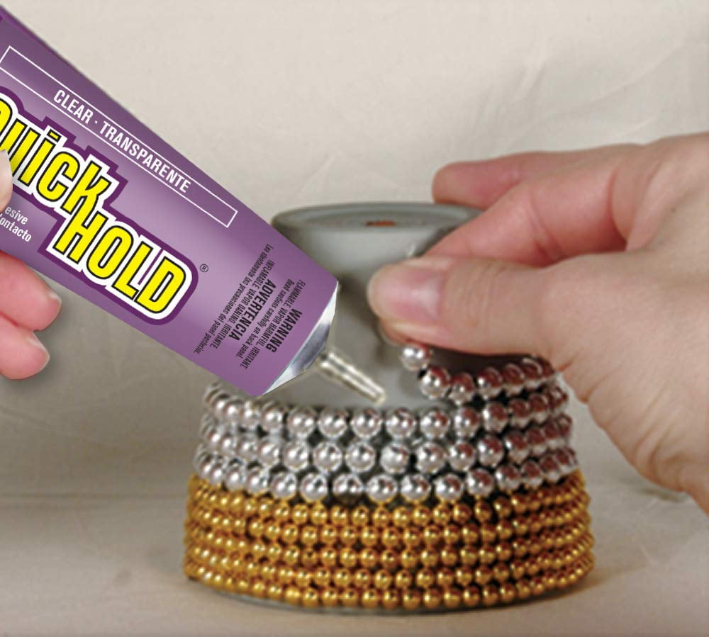 QuickHold All-Purpose Water Resistant Adhesive, Clear 2 oz