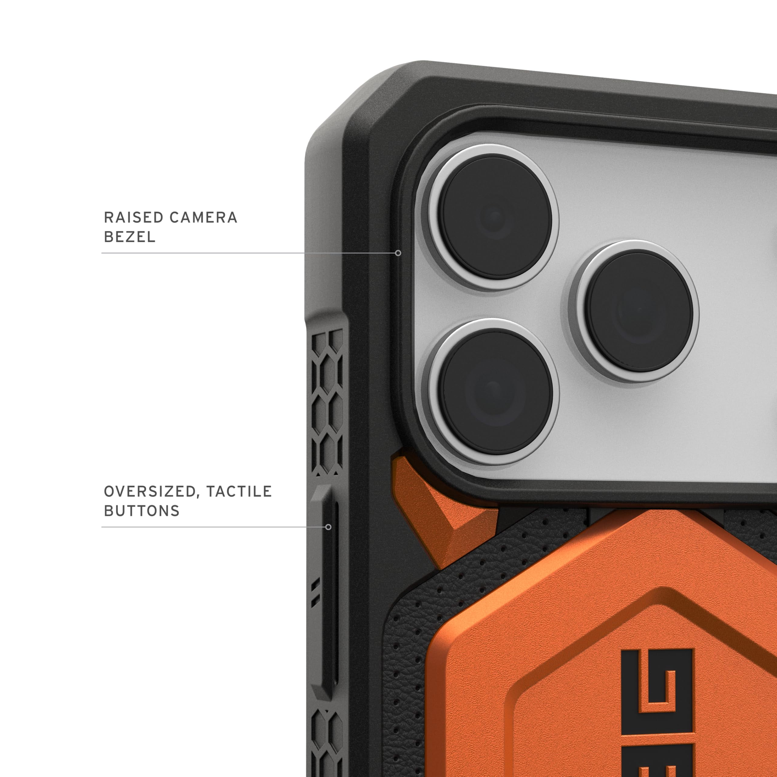 UAG iPhone 17 Pro Case Monarch Pro - Compatible with MagSafe Military Grade Protective Cover, Orange