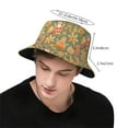 thumbnail image 3 of ZICANCN Bucket Hat -Pattern Seamless Unisex Print Double-Side-Wear Bucket Hat for Fishing Beach Outdoor, 3 of 5