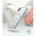 thumbnail image 2 of Ringke Air Prism Case Compatible with iPhone XS, 3D Geometric Design Slim TPU Cover - Clear, 2 of 7