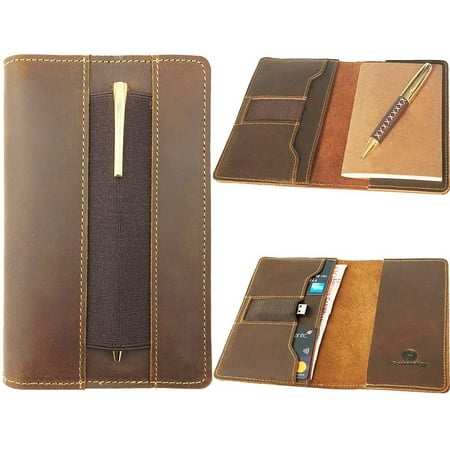 Carnet avec couverture en cuir