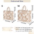 thumbnail image 2 of FORMRS Womens Corduroy Tote Bag Crossbody Shoulder Purse Handbag with Detachable Strap, Cartoon Goose Pattern, 2 of 7
