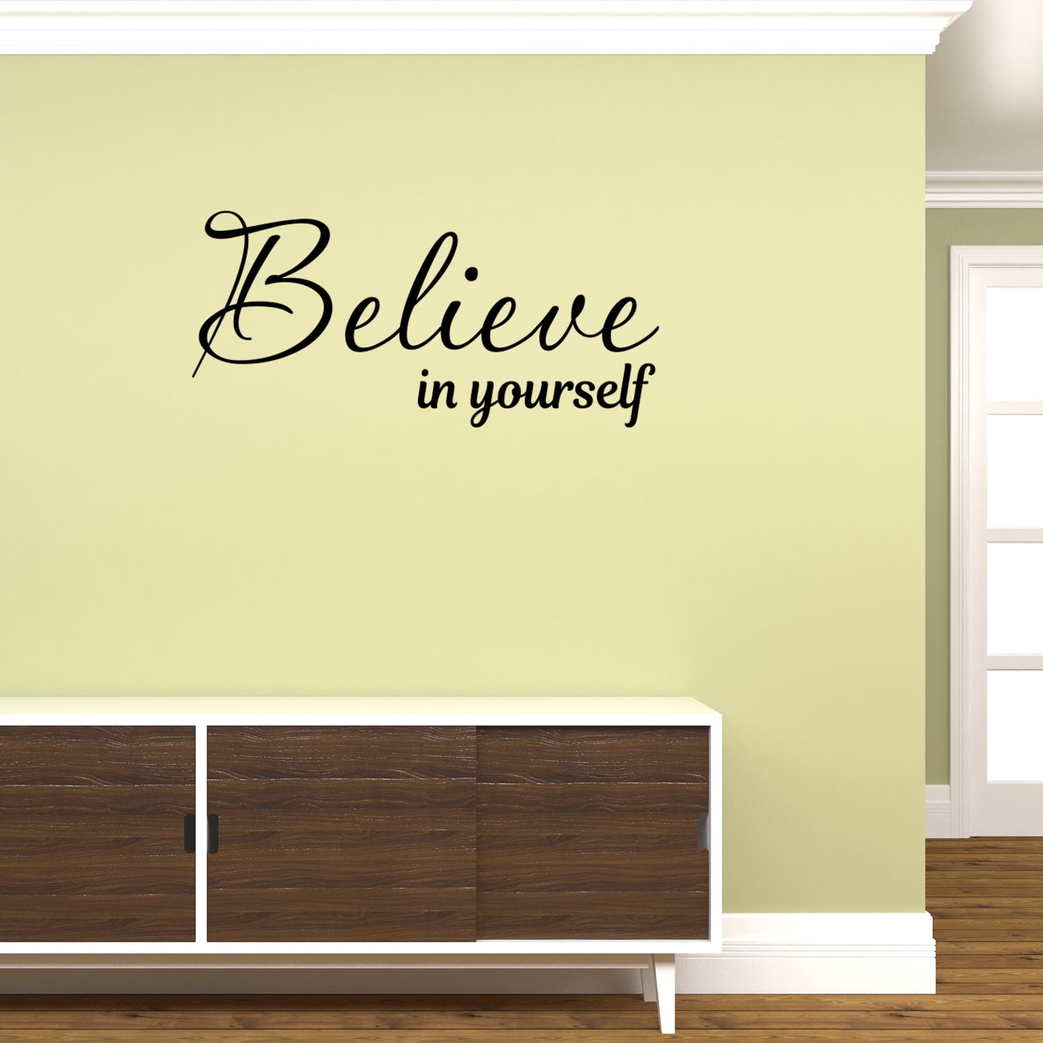 Believe In Yourself Vinyl Wall Decal Quotes Inspirational Home Decor