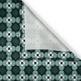 thumbnail image 3 of Ambesonne Moroccan Kitchen Curtains, Oriental Blue Pattern, 55"x45", Forest Green Turquoise, 3 of 3