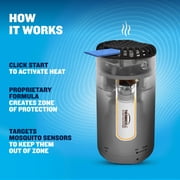 Thermacell Fuel-ZoneGuard Base Fuel Powered Mosquito Repeller with 12-Hr Refill; Linen