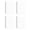 white-1, variant on 4 Pcs Spiral Notebook for College,8x5.5 Inch A5 Medium Size Grid Line Writing Notebooks for Office & Household Painting | Lefty Graph Paper Notebook