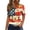 Multicolor#29, variant on JTZGDY 4th of July Outfits for Women Plus Size Half Button V-Neck Henley Patriotic Tops Trendy Oversized Casual Short Sleeve Summer USA T-Shirt Multicolor#18 L