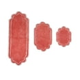 thumbnail image 6 of Home Weavers Allure Collection 100% Cotton Non-Slip Bathroom Rug Set Machine Washable Bathroom Rug-17"x24", Bath Rug- 21"x34", Runner- 21"x54", Coral Color 3 Piece Bath rug set, 6 of 9