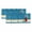 Blue, variant on Blue Daisy Vase Valances for Windows, Spring Floral Modern Art Light Filtering Kitchen Curtains, Rod Pocket Window Valance Curtains for Living Room Bedroom, 42" W x 12" L, 2 Panels