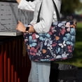 thumbnail image 4 of Wukai Flowers ad Butterflies Print Zipper Bag,large Beach Tote Bag,Waterproof Sandproof Bag,Grocery and Picnic Tote Travel Bag, 4 of 5
