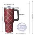 thumbnail image 2 of Christmas 40oz Tumbler– Stainless Steel Insulated Tumbler with Handle and Straw, Large Capacity Travel Cup for Hot & Cold Drinks, 2 of 7