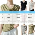 thumbnail image 4 of Women's Summer Sleeveless Round Neck Tank Top Cami Tops Blouses Solid Color Comfy Regular Fit Casual Daily Wear Vacation Beach Outfits Fashion Essential Gift for Women | CSEONE,Green XL, 4 of 9