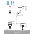 thumbnail image 6 of Safavieh Solea Elation Bathroom Faucet in Chrome, 6 of 6