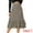 Dark Blue-Floral, variant on Unique Bargains Women's Floral Print Elastic Waist Ruffle Hem Midi Skirt