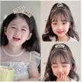 thumbnail image 2 of 1pc Mini Tiara Kids Crown Rhinestone Crown Comb for Birthday Party Performance, 2 of 2