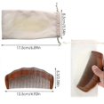 thumbnail image 2 of Wooden Labor Comb, Birth Comb for Labor with Bag Cloth Natural Birthing Comb, 2 of 5