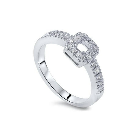 3/8ct Princess Cut Diamond Engagement Ring Setting