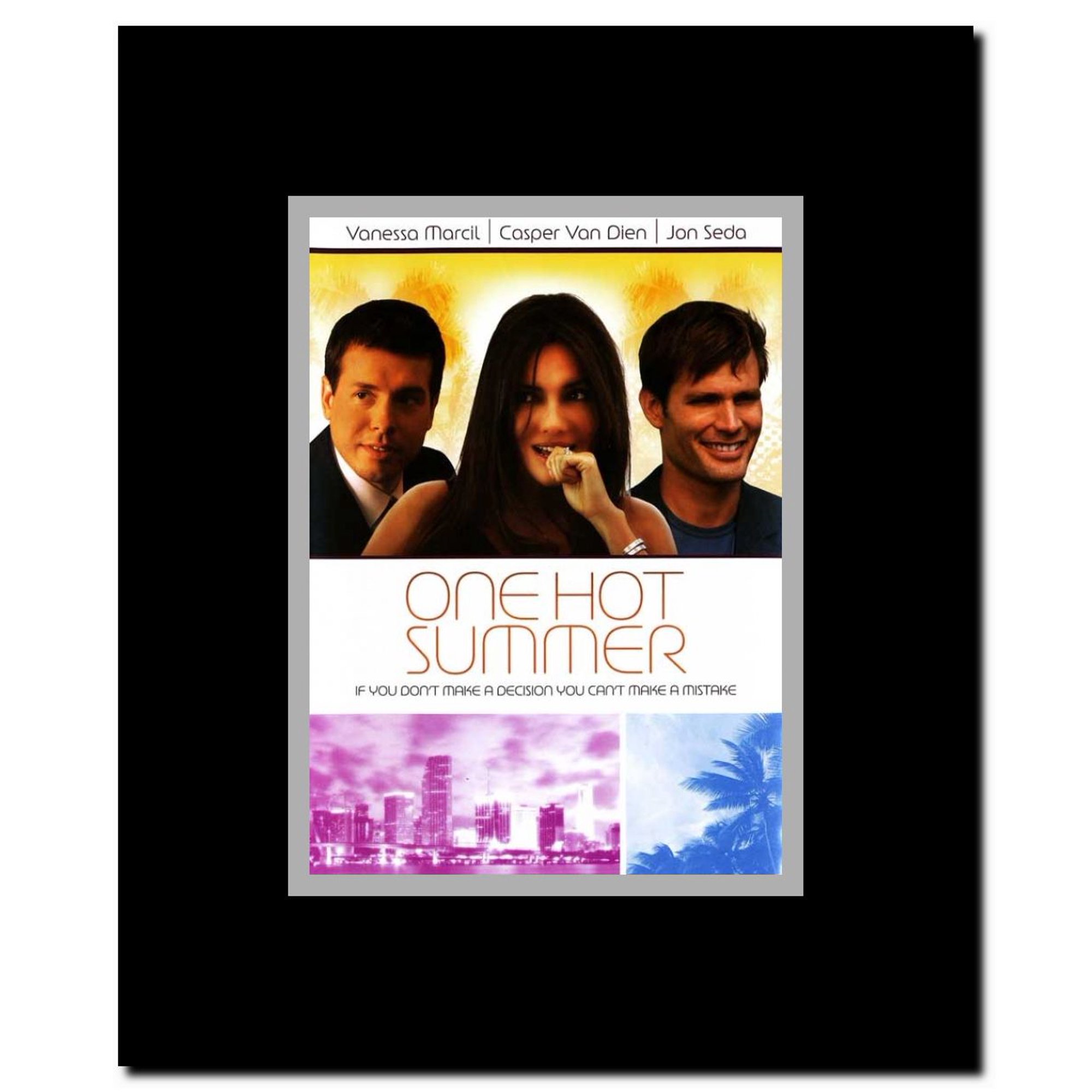 Pop Culture Graphics One Hot Summer Framed Movie Poster