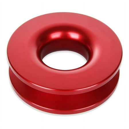 

Soft Shackle Recovery Ring Winch Snatch Recovery Ring for ATV UTV SUV Truck Recovery 41000 Lb Red