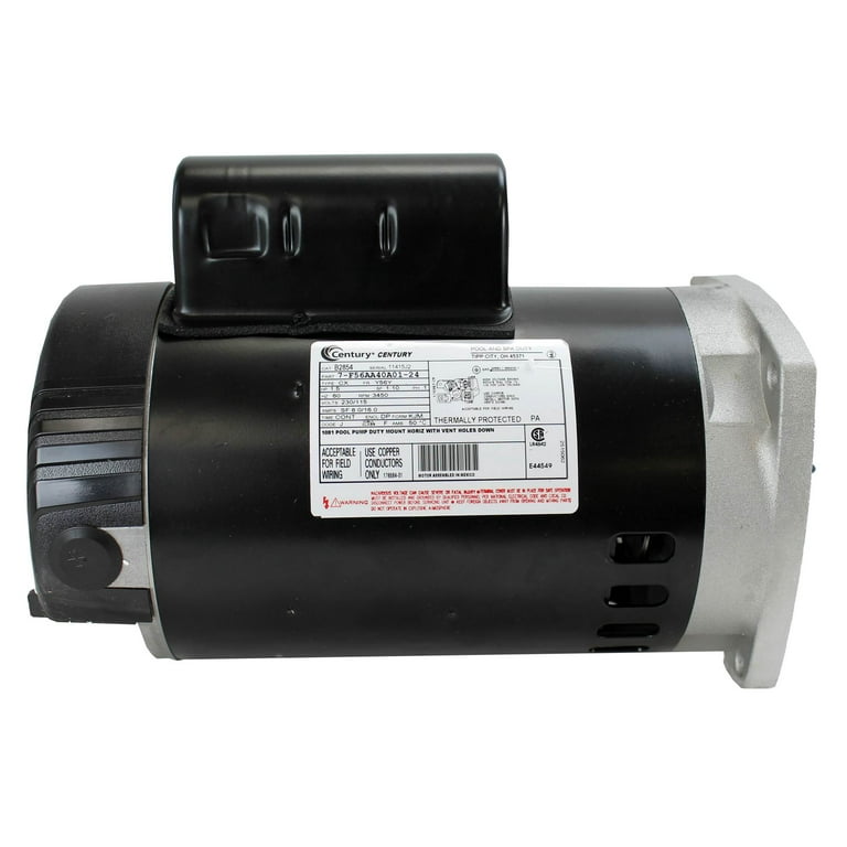 A.O. Smith B2854 1.5HP Pool/Spa Motor - Square Flange, Up A.O. Smith B2854 1.5HP Pool/Spa Motor - Square Flange, Up