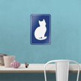 thumbnail image 2 of Pussy Cat Women's Bathroom Sign Home Business Office Sign, 2 of 3