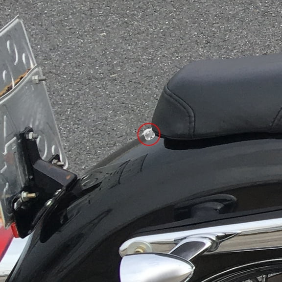 LABSERRON Aluminum Silver Motorcycle Seat Bolt Screw 1Set for Rear Seat Mounting Projects