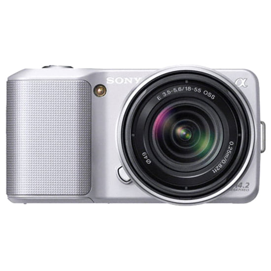 Sony 14.2 Megapixel Mirrorless with Lens, 0.71", 2.17", Silver -