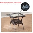 thumbnail image 2 of Ventosa de mesa de vidrio transparente de goma blanda de PVC, ventosa fija para mesa de té, 6 piezas, 8 piezas, ventosa de tornillo para mesa de café, 2 of 5