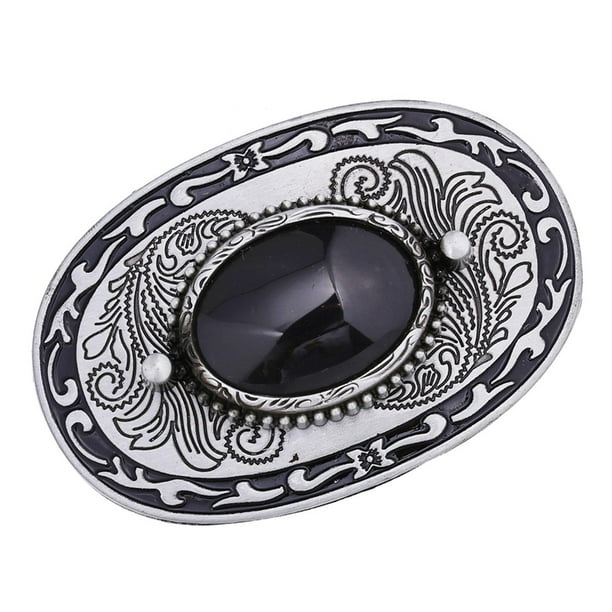 Western Cowboy Belt Buckle Engraved Pattern Belt Accessories Metal Belt Buckles