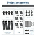 thumbnail image 2 of WZTO Barn Door Track Heavy Duty Door Track Sliding Track Barn Door Rail Sliding Door Hardware Rail Track System Sliding Door Kit Easy Install admired, 2 of 9