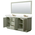 thumbnail image 2 of Wyndham Collection Wcf414172d-Qtz-Us3m70 Strada 72" Free Standing Double Basin Vanity Set, 2 of 7