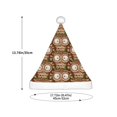 thumbnail image 3 of Haiem Beautiful Owl Pattern Santa Hat Confortable Velvet Christmas Hat for Christmas Party Favors Fit for Adults and Kids, 3 of 6