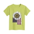 thumbnail image 4 of GERsome 4th of July T-Shirt for Toddler Boys Girls, Unisex Kids American Flag Shirts Summer Crew Neck Short Sleeve Tshirts, Sizes 3-4Years, 4 of 4